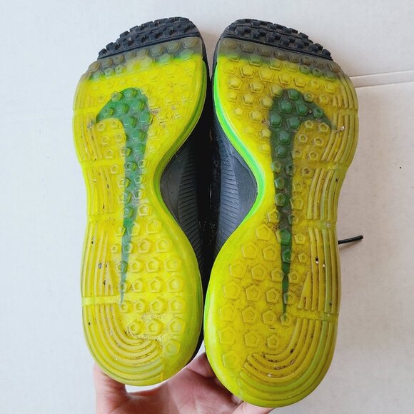 Nike Zoom All Out Flyknit Size US 8.5 Womens Running Shoes Trainers Black Grey - Picture 5 of 8